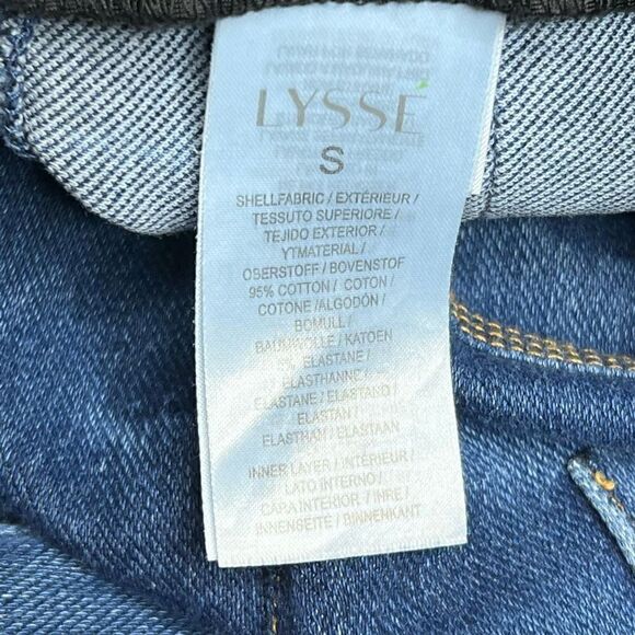 Lysse medium wash straight leg pull on jeans size S - Picture 15 of 16